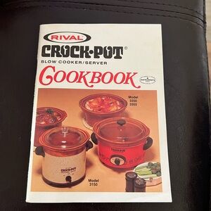 Rival Crock-Pot Cookbook - Red and Cream